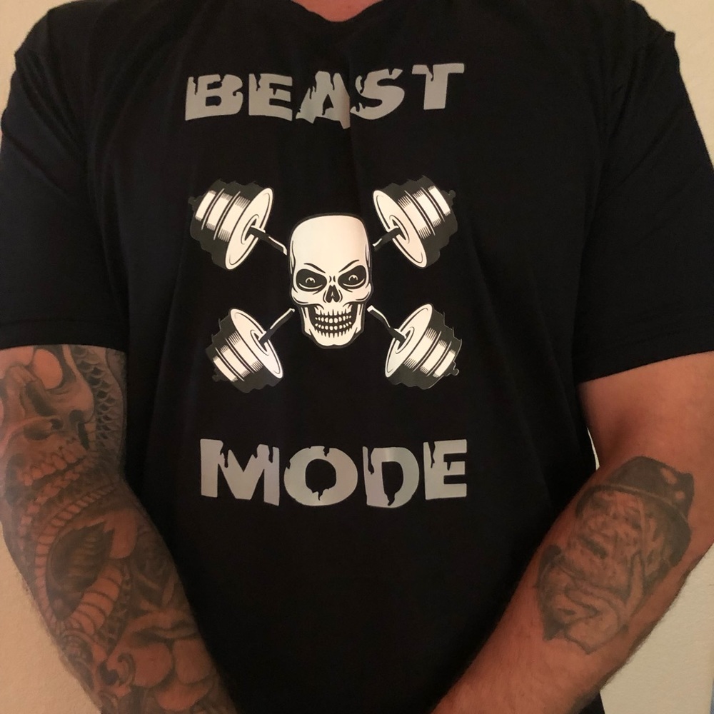 Custom “Beast Mode” shirt